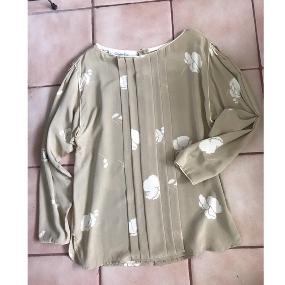 Vintage Christian Dior Silk Blouse